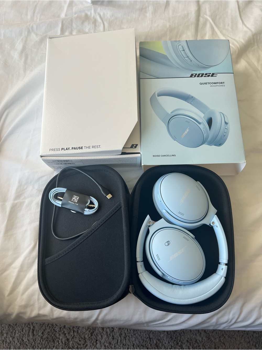 Bose QuietComfort Over-Ear Headphones - Pale Blue